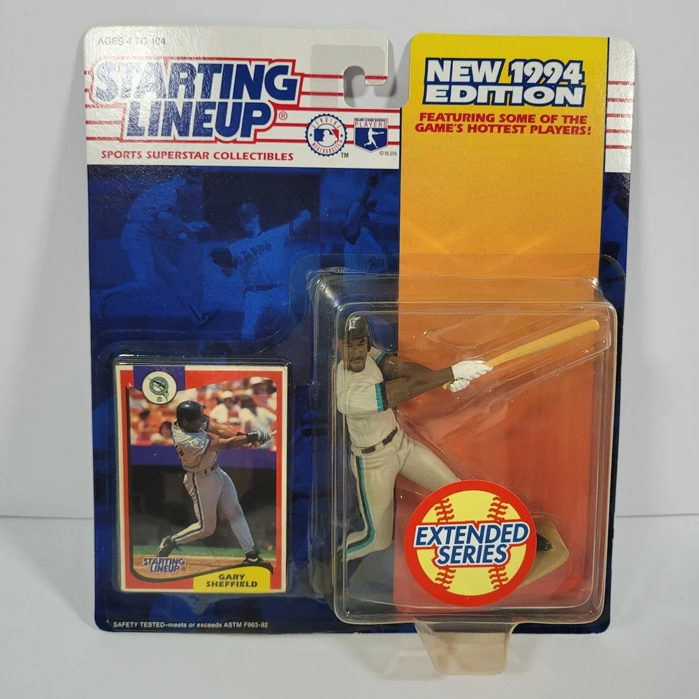 Gary Sheffield‎ 1994 Starting Lineup Florida Marlins Figures Lot of 2 Kenner New